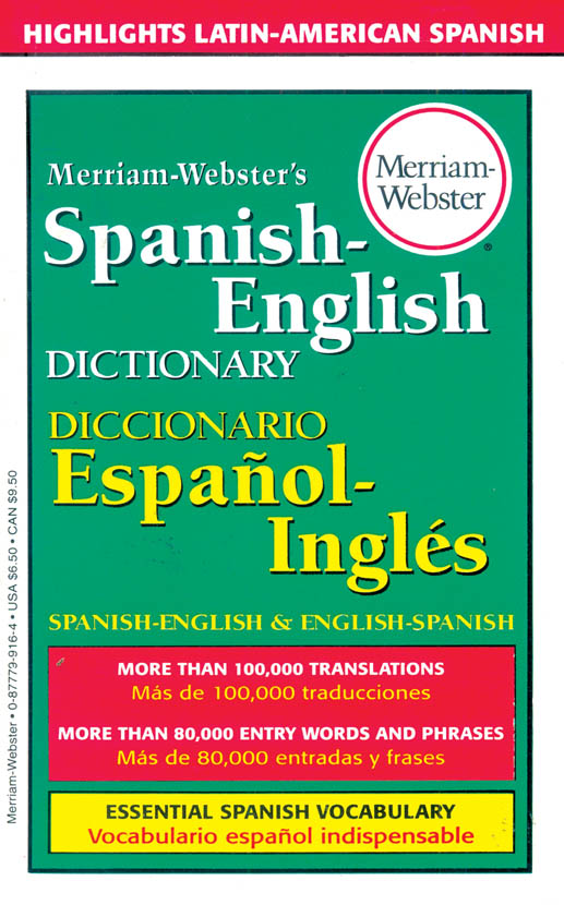 Merriam Webster Pocket Spanish Dictionary | ILS